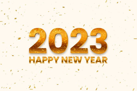 2023 Happy New Year Gold Texture: A Design Resource Evaluation