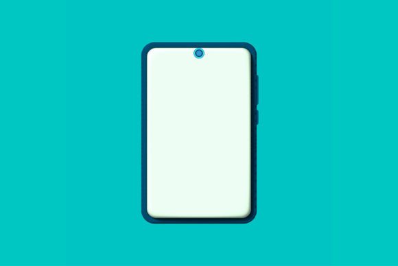 3d Smartphone with Empty Screen for Mock: Elevating Digital Presentations