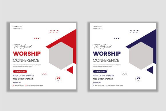 Annual Worship Conference Flyer Design