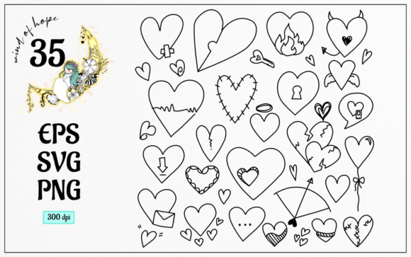 Heart Doodle Shaped: Elevating Your Creative Projects with Hand-Drawn Charm