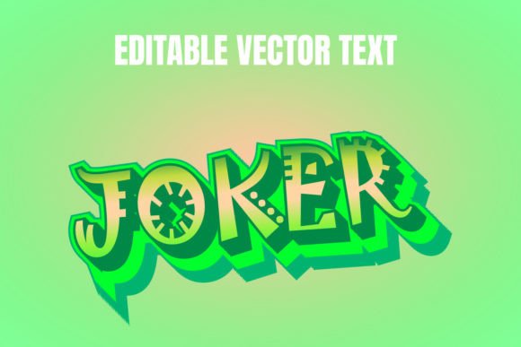 Mastering the Joker Editable Vector Text Effect for Professional Design