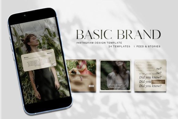Mastering Your Visual Identity with a Basic Brand Instagram Template PSD