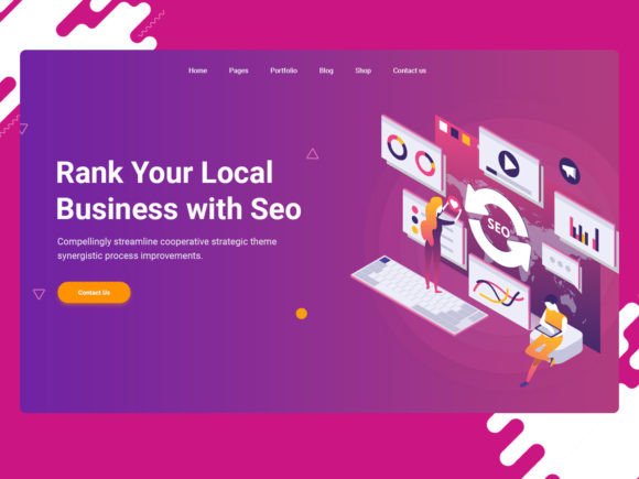 Seo Landing Hero Header: A Modern, Mobile-First Template for High-Converting Pages