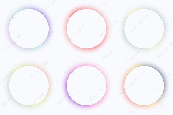 Set 3D Sign Pastels Colors White Circle: A Versatile Design Asset for Modern Creators