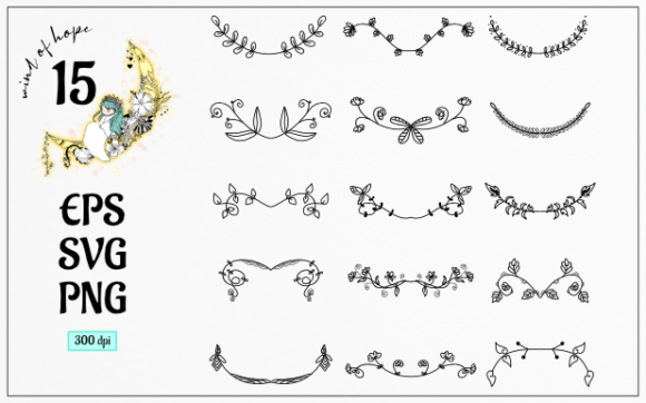 Strategic Design Integration: Leveraging Flower and Leaves Doodle Line Element for Brand Clarity