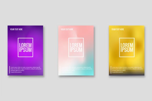 Strategic Visual Positioning with Cover Design Abstract Colorful Gradients